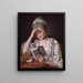 Madame François Buron - Jacques Louis David — gerahmtes Bild an der Wand