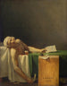 Marat ermordet - Jacques Louis David — Ansicht des Kunstwerks