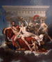 Mars entwaffnet von Venus - Jacques Louis David — Ansicht des Kunstwerks