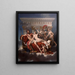 Mars entwaffnet von Venus - Jacques Louis David — gerahmtes Bild an der Wand