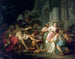 La Mort de Sénèque - Jacques Louis David — Ansicht des Kunstwerks