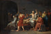 La mort de Socrate - Jacques Louis David — Ansicht des Kunstwerks