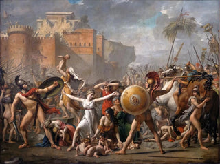 L'Intervention des Sabines - Jacques Louis David — Ansicht des Kunstwerks