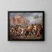 L'Intervention des Sabines - Jacques Louis David — gerahmtes Bild an der Wand
