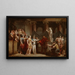 Allegorie der Stadt Bern Der Tempel der freien Künste mit der Stadt Bern und der Göttin Minerva - Jacques Sablet — gerahmtes Bild an der Wand