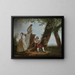 Serenade in einer Parklandschaft im römischen Stil - Jacques Sablet — gerahmtes Bild an der Wand