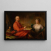 L'artiste peignant seine Frau - Jacques Wilbaut — gerahmtes Bild an der Wand