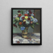 Blumenstrauß mit Hortensien - Jacques-Émile Blanche — gerahmtes Bild an der Wand