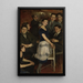 Der Sechsergruppe - Jacques-Émile Blanche — gerahmtes Bild an der Wand