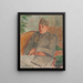 Portrait von Francis Poulenc - Jacques-Émile Blanche — gerahmtes Bild an der Wand