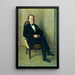 Portrait de John Lemoine - Jacques-Émile Blanche — gerahmtes Bild an der Wand