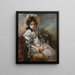 Pouponne Zelinska im Korb - Jacques-Émile Blanche — gerahmtes Bild an der Wand