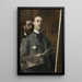 Selbstporträt mit Raphael de Ochoa - Jacques-Émile Blanche — gerahmtes Bild an der Wand