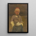 Kleinfranzösische Bauerngemälde - Jakob Becker — gerahmtes Bild an der Wand