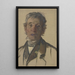 Alter Landwirt - Jakob Becker — gerahmtes Bild an der Wand