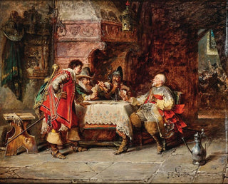 Jakob Emanuel Gaisser - A game of cards.webp