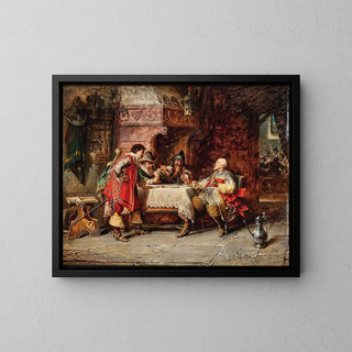 Jakob Emanuel Gaisser - A game of cards.webp