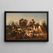 Campement de Bohémiens - Jakob Grünenwald — gerahmtes Bild an der Wand