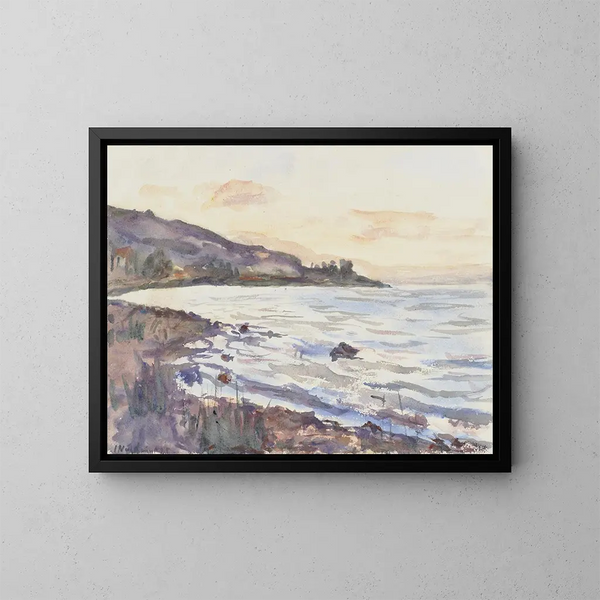 Abend am Kinneret-See - Jakob Nussbaum — gerahmtes Bild an der Wand