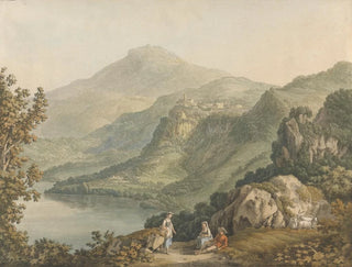 Lac Nemi - Jakob Philipp Hackert — Ansicht des Kunstwerks