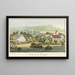 Affoltern im Emmental - Jakob Samuel Weibel — gerahmtes Bild an der Wand