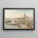 Bern von der Thuner Straße - Jakob Samuel Weibel — gerahmtes Bild an der Wand
