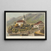 Brienz - Jakob Samuel Weibel — gerahmtes Bild an der Wand