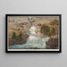 Rheinfall - Jakob Samuel Weibel — gerahmtes Bild an der Wand
