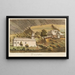 Daerstaetten - Jakob Samuel Weibel — gerahmtes Bild an der Wand