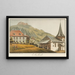 Erlenbach - Jakob Samuel Weibel — gerahmtes Bild an der Wand