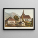 Frutigen - Jakob Samuel Weibel — gerahmtes Bild an der Wand