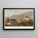 Gadmen - Jakob Samuel Weibel — gerahmtes Bild an der Wand