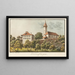 Hilterfingen - Jakob Samuel Weibel — gerahmtes Bild an der Wand