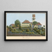 Dorf - Jakob Samuel Weibel — gerahmtes Bild an der Wand