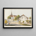 Mühleberg - Jakob Samuel Weibel — gerahmtes Bild an der Wand