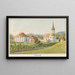 Neuenegg - Jakob Samuel Weibel — gerahmtes Bild an der Wand