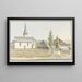 Rüderswil - Jakob Samuel Weibel — gerahmtes Bild an der Wand