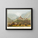Château de Tellenburg - Jakob Samuel Weibel — gerahmtes Bild an der Wand