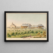 Schwarzenegg - Jakob Samuel Weibel — gerahmtes Bild an der Wand