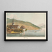 Spiez - Jakob Samuel Weibel — gerahmtes Bild an der Wand