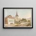 Steffisbourg - Jakob Samuel Weibel — gerahmtes Bild an der Wand