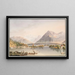 Vue des environs de Thoune - Jakob Samuel Weibel — gerahmtes Bild an der Wand