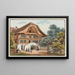 Ansicht der Matten-Hütte im Kanton Bern - Jakob Samuel Weibel — gerahmtes Bild an der Wand