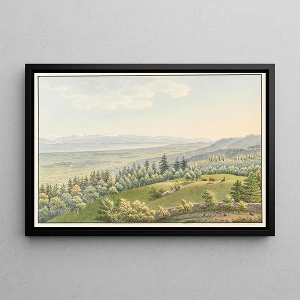 Jakob Samuel Weibel - Vue depuis le Pavillon du champ du Mont.webp