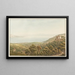 Aussicht auf die Umgebung von Vevey vom Blonay - Jakob Samuel Weibel — gerahmtes Bild an der Wand
