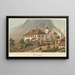 Wimmis - Jakob Samuel Weibel — gerahmtes Bild an der Wand
