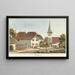 Wohlen - Jakob Samuel Weibel — gerahmtes Bild an der Wand