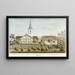 Worb - Jakob Samuel Weibel — gerahmtes Bild an der Wand