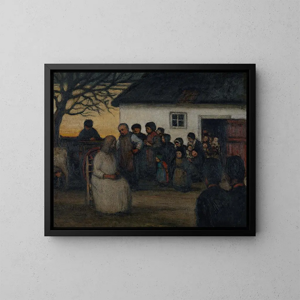 Le moquerie du Christ - Jakob Smits — gerahmtes Bild an der Wand