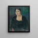 Portrait von Mme Rydeng - Jalmari Ruokokoski — gerahmtes Bild an der Wand
